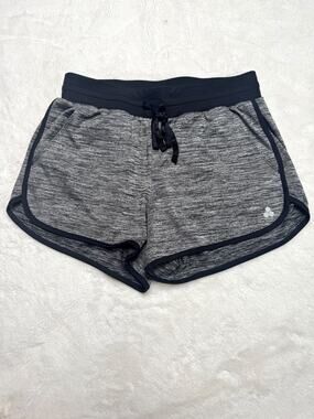 TEK GEAR Black & White Space Dye Athletic Shorts Pockets size Small